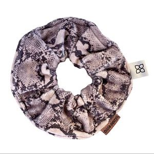 Pink Python Print Microfiber Towel Scrunchie